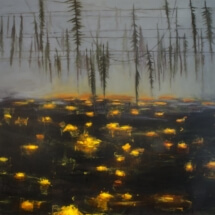 Shore Unseen, 53 x 61 inches, Oil on polyester