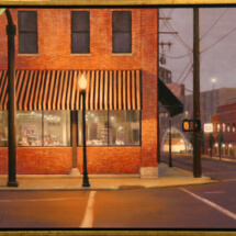 North Market, 14-1/4 x 21-1/4 inches, oil on panel