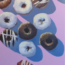 Mornings Dozen, 85½ x 54 inches, Oil on Canvas