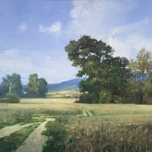 Country Journey, Oil on panel, 24 x 35 ¼ inches