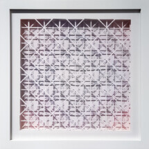 Fade Inverse, Hand cut paper, 13 ¼ x 13 ¼ inches