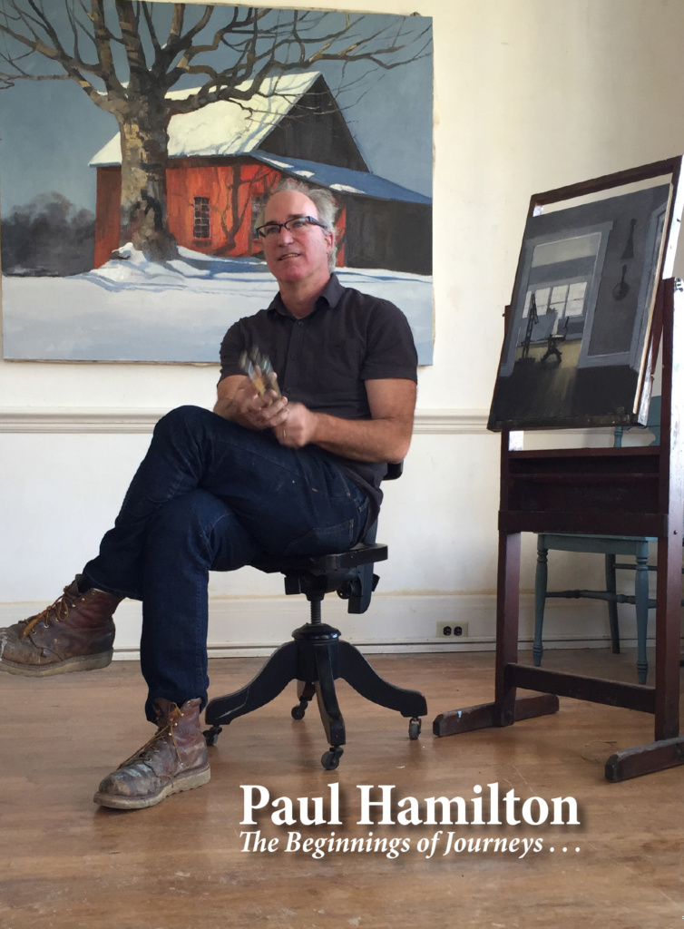 Paul Hamilton: The Beginnings of Journeys - Show Graphic and title.