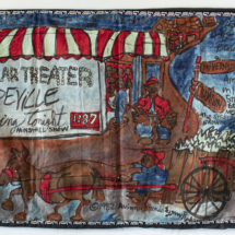 Dunbar Theater, Rag painting, 44 x 66 ½ inches 