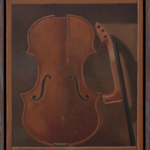 Music Lesson; Framed: 13 x 11 ½ inches; Oil on panel