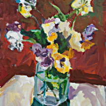 Spring Bouquet, 18 1/4 x 14 inches, acrylic on canvas