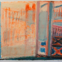 East River Window No. 2, 28 1/2 x 34 3/4 inches, oil on heavy stock