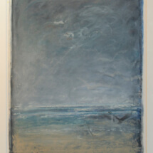 Grey Sky, 35 x 28 1/2 inches, oil on heavy stock