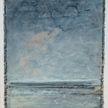 Untitled No. 1, 25-5/8 x 19-5/8 inches, oil stick on heavy stock