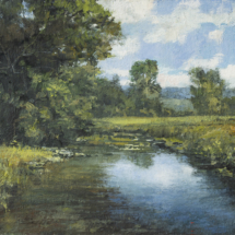 Ohio Summer, Oil on panel, 21 x 30 ½ inches 