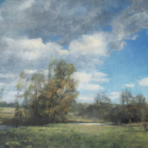 The Passage of Spring, Oil on panel, 23 ¼ x 34 ½ inches