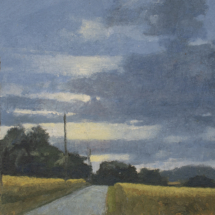 Mid Summer Storm, Oil on panel, 9 ½ x 13 inches